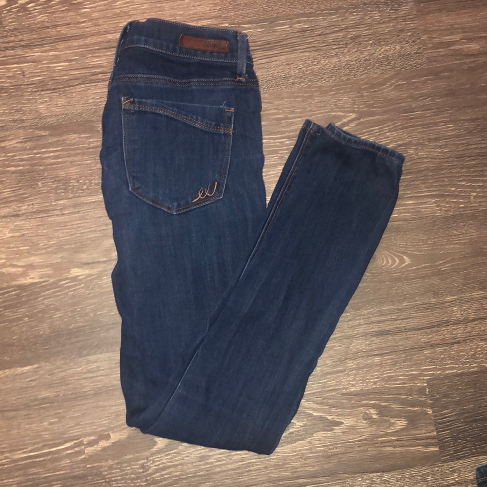 EXPRESS Mid Rise Denim Leggings